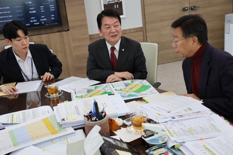 안철수 의원-신상진 성남시장, 서현1동 현안 해결 '맞손'